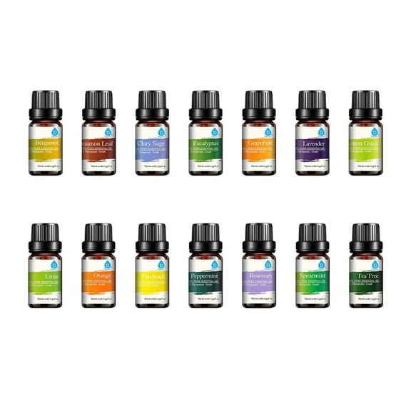 Pursonic, 100% Pure Essential Oil Set, 14-pack