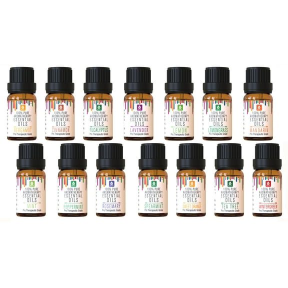 Pursonic 14 Pack Aroma Therapy Essential Oils