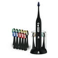 thumbnail image 1 of Pursonic 15-Piece Sonic Toothbrush in Black, 1 of 3
