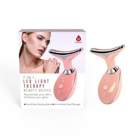 Pursonic 7-in-1 LED Light Therapy Beauty Device - Red Light Therapy Face  Neck Sculpting Wand