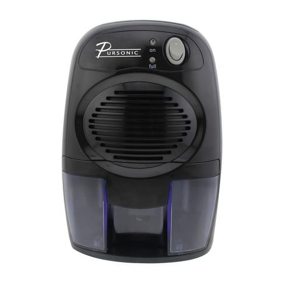 Pursonic Compact Black Portable Table Top Dehumidifier