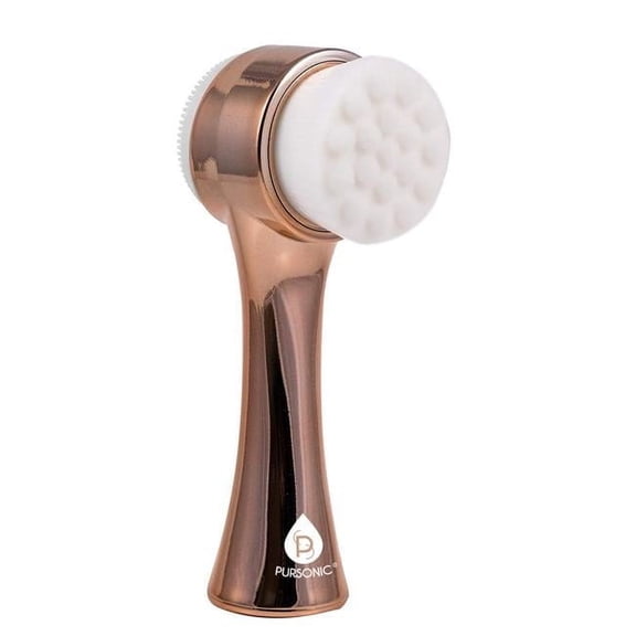 Pursonic  Dual Sided Facial Cleansing Brush, Rose Gold