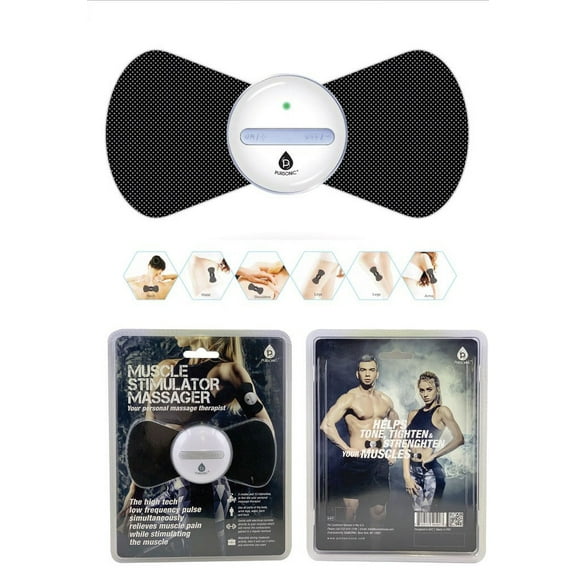 Pursonic Wireless Pulse Massager: Portable Electric Muscle Stimulator for Pain Relief & Recovery