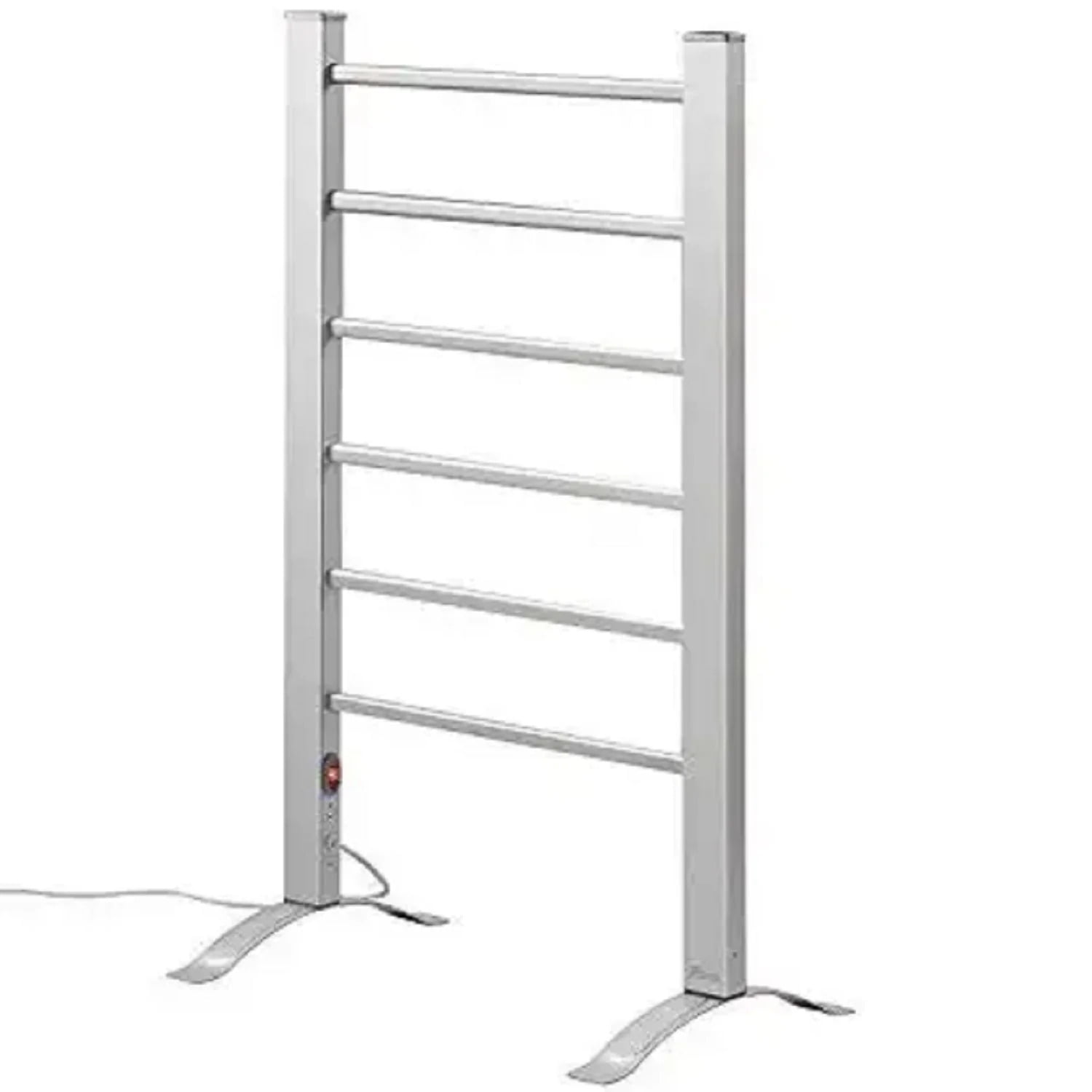 Chrome 6-Bar Freestanding Towel Warmer Rack