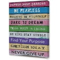 thumbnail image 1 of Pursue Your Passion Wall Art Poster,Inspirational Wall Art Framed Canvas Motivational Wall Art Decor for Home Bathroom Bedroom Office Classroom Gym, 1 of 6
