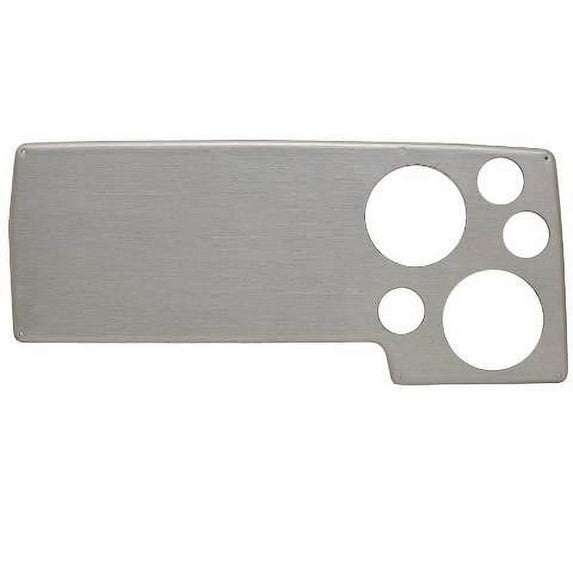 Pursuit Boat Blank Gauge Panel 5733240 | 24 1/2 x 10 1/2 Inch Silver