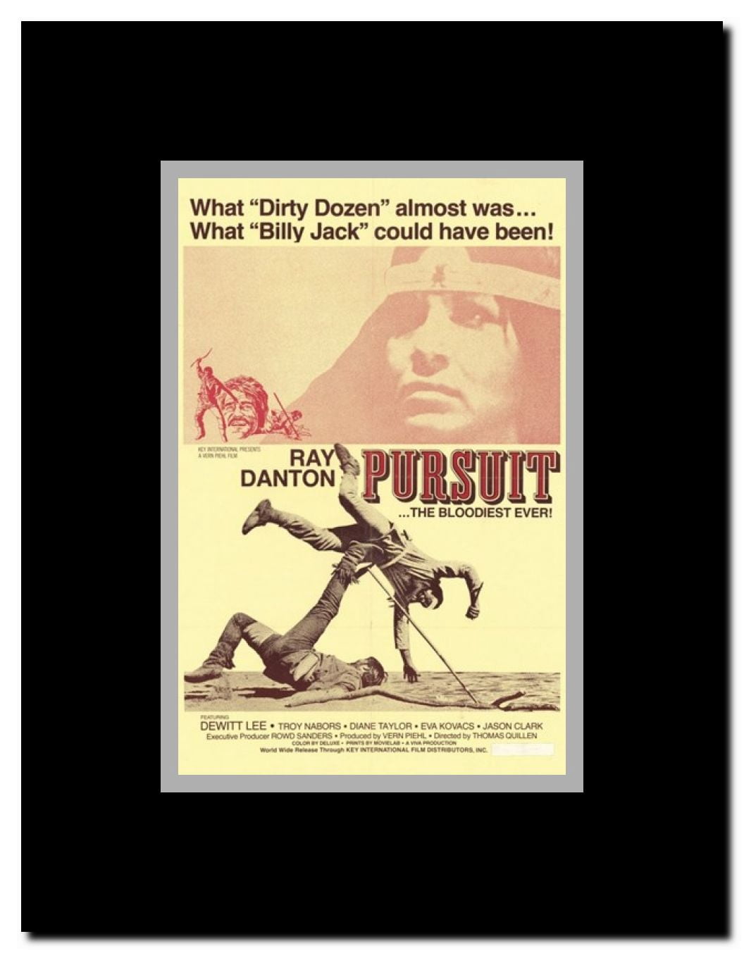 Pursuit Framed Movie Poster