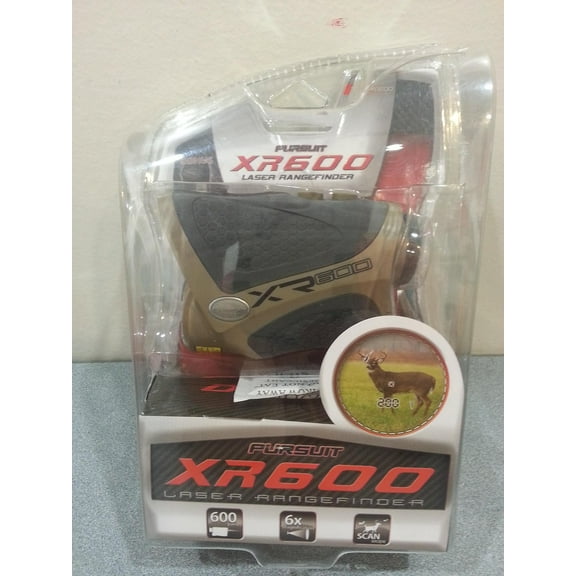 Pursuit Laser Range Finder XR600 Hunting Golf 600 Yard Magnification