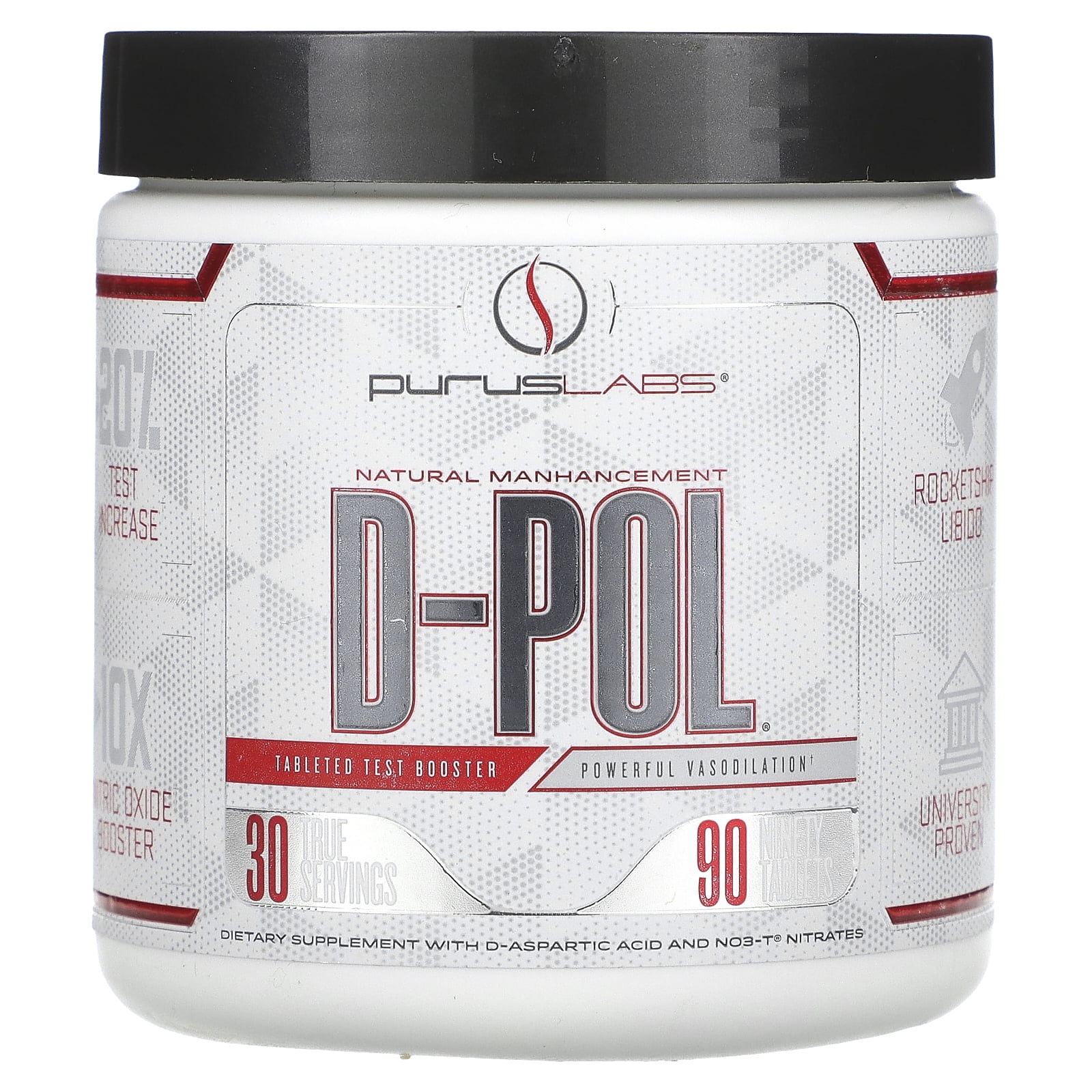 Purus Labs D-POL Test / Nitric Oxide Booster (90 Tablets)