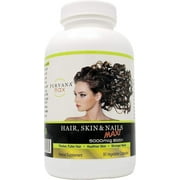 Purvana MAX 5000 mcg Biotin Hair Skin and Nails - 90 Veggie Capsules
