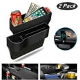 Puseky 2 Packs Car Seat Gap Filler Organizer, Multifunctional Seat Gap