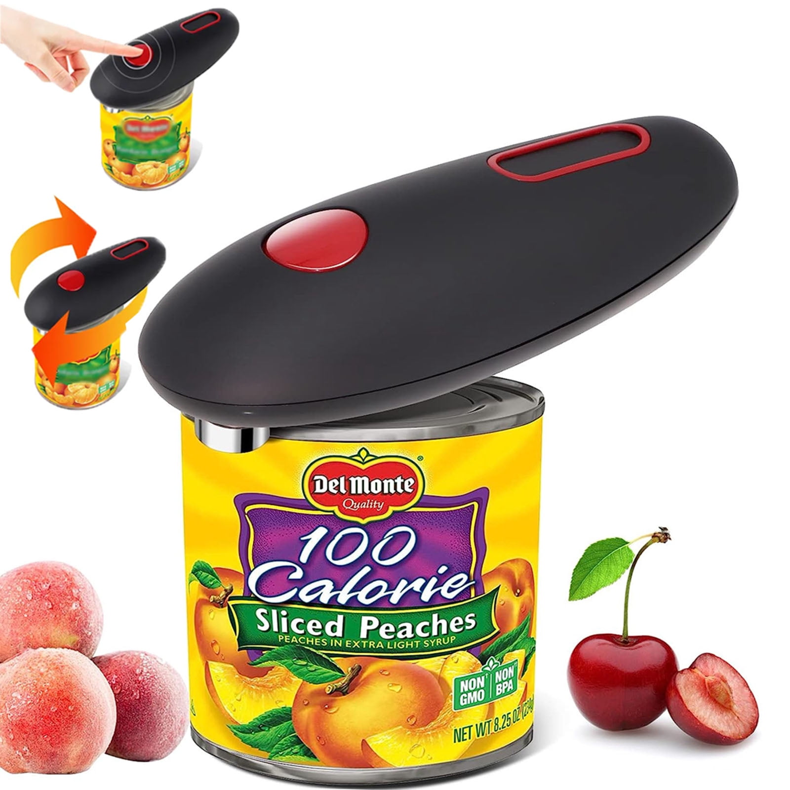 Puseky Mini Electric Can Opener, Handheld Can Openers Open Any Can