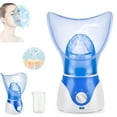 Puseky 240V Portable Facial Steamer, Nano Face Steamer Warm Mist Home