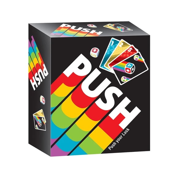 Push 2026 Card Game Strategy Board Game for Adults and Teens Family Fun for 2 to 6 Players Age 8 Years Up