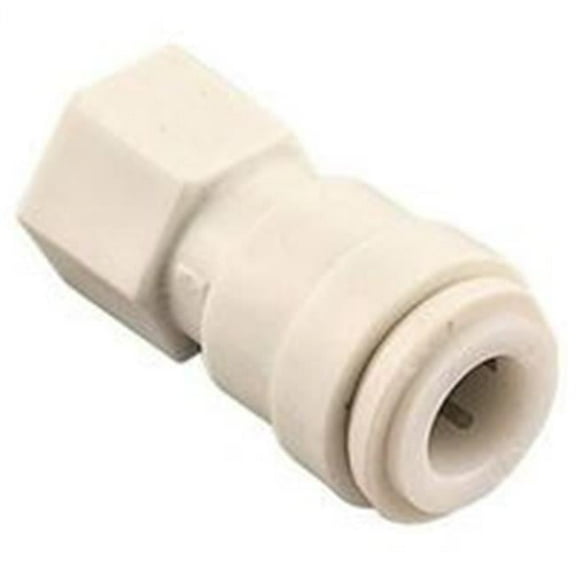 Push Adapter, 0.25 in. FPT, 150 PSI at 70 deg F - 60 PSI at 140 deg F - Plastic