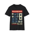 thumbnail image 1 of Push All Elevator Buttons Elevator Graphic Novelty Unisex Softstyle T-Shirt, 1 of 6