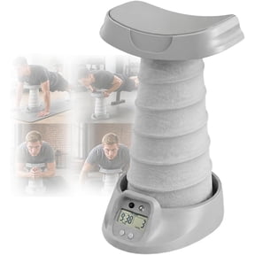 Push Up Assist High-Strength Spring Steel Push Up Helper Device with Waist and Core Support Home Gym Essentials, Push Up Stand for Chest Shoulder Grey