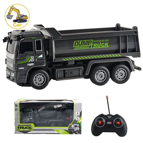 Push Back Remote Control Loader Dump Truck Toy Car Children Engineering ...