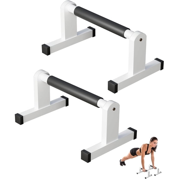 Push Up Bars | Heavey Duty Parallettes Dip Bar with Non-slip Grips for Calisthenics Planche L Sit Handstand Fitness Floor Workout, Pushup Station Handles Stand for Gym Strength