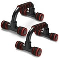 thumbnail image 1 of Push Up Bars - Home Workout Equipment Pushup Handle with Cushioned Foam Grip and Non-Slip Sturdy Structure - Portable Pushup Stands for Home Fitness - Push Up Handles for Floor Workouts, 1 of 6