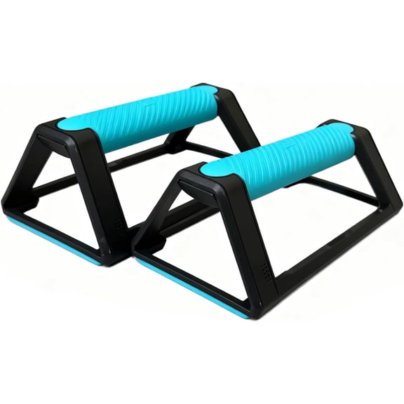 Push Up Bars for Home Workout, Triangular Stable Support with Wrist Protection & Anti-Slip Base, Strength Training Handles for Men and Women, Pushup Stands for Chest Arm Exercise -1 Pair