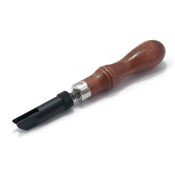 Adjustable V-Shaped Leather Trencher Push Bevel Bevel Leather Wood Grooving Tool Leather Tool