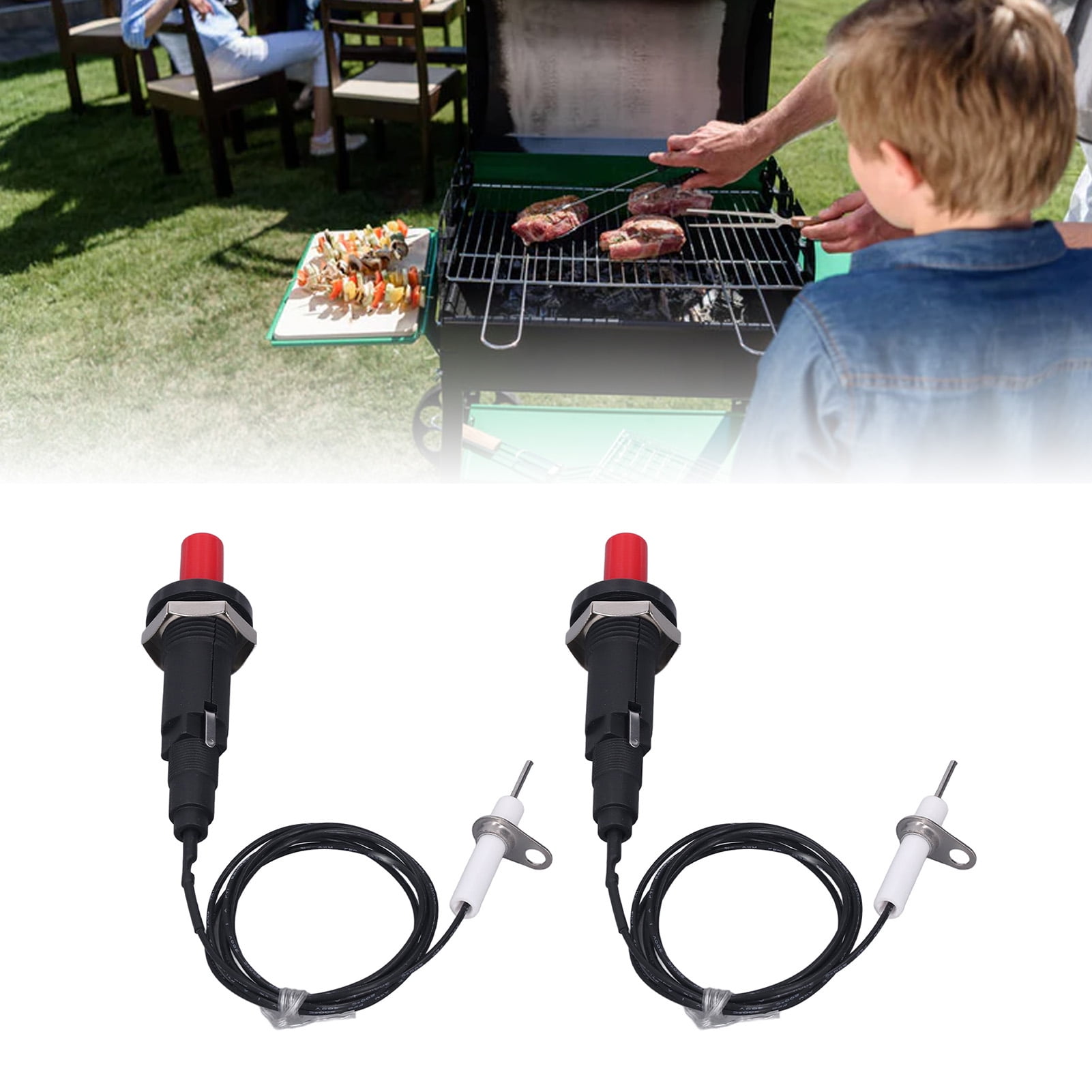 Push Botton Piezo Igniter, Ceramic Kitchen Lighter Gas Grill
