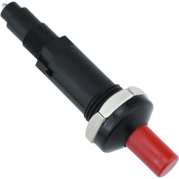Push Botton Piezo Igniter, One Outlet Plug Push Button Ceramic Igniter, Piezo Spark Ignition BBQ Grill Igniter for Gas Fireplace, Gas Oven