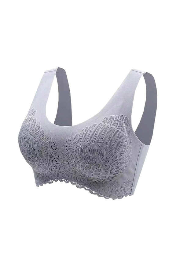 Push Up Bra Women 3-Pack Tops Bra Wire-Free Underwears Base Vest Style Sports Lingerie V-Neck Convertible Bra Feature Hook and Eye Closure Soft Bra Style Y-246 , Multi-color XXL