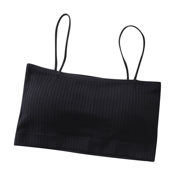 Push Up Bralettes for Women Bra Wire-Free Underwear Pullover Bra Everyday Underwear Wrap Chest No Underwire Bras V-Neck Padded Bra Hook and Eye Closure Push-up Bra Style Y-425 , Black One Size