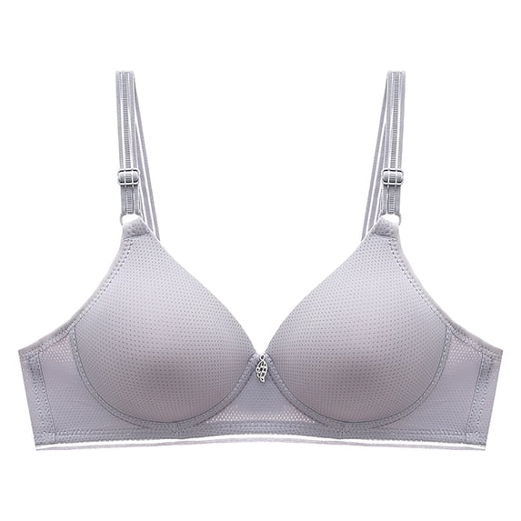Womens Push Up Bras No Underwire Printed Push up Together Daily Bra Underwear No Underwire V-Neck Padded Bra Feature Hook and Eye Closure Longline Bra Style Y-336 XL