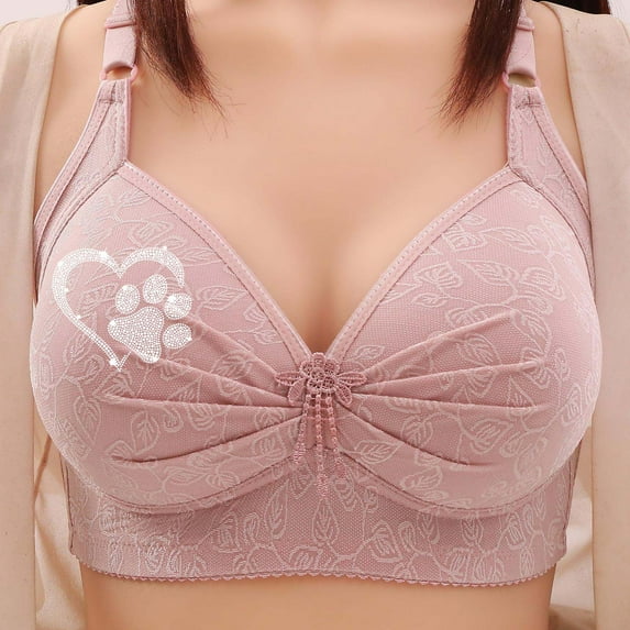 Push up Bras for Women Wireless Tshirt Bras for Women Underwire Front Close Bras for Women Bras for Women Sports Lace Bra for Women Summer Savings Clearance