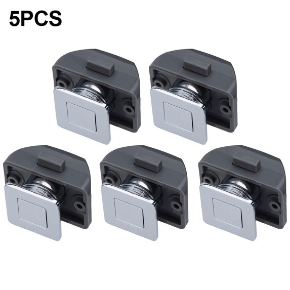Push Button Catch Lock Cupboard Door Motorhome Cabinet Camper Caravan Latch Knob