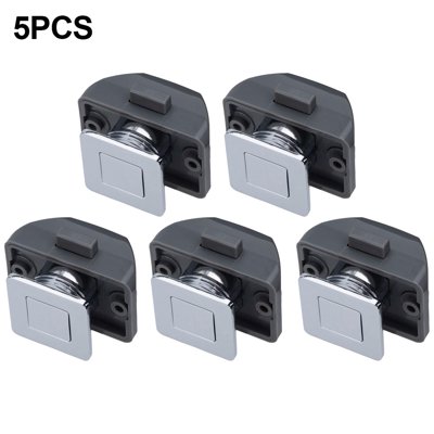 Push Button Catch Lock Cupboard Door Motorhome Cabinet Camper Caravan Latch Knob