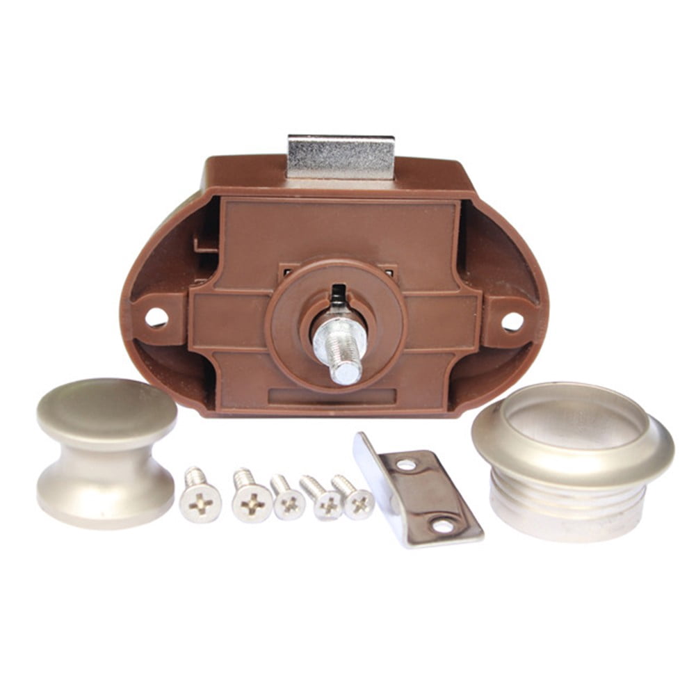 Push Button Catch Lock Drawer Cupboard Motorhome Caravan Cabinet Latch ...
