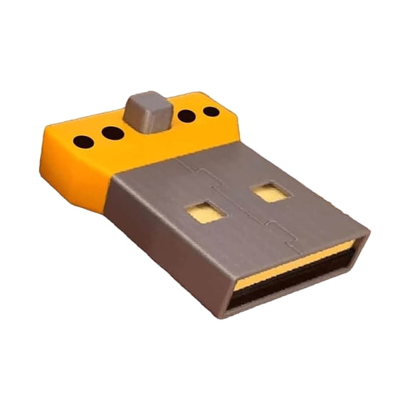 Hidden Storage Compartment Desktop Organizer 3D Printed Giant USB Organizer Note Holder Drawing Stencils for Office Use