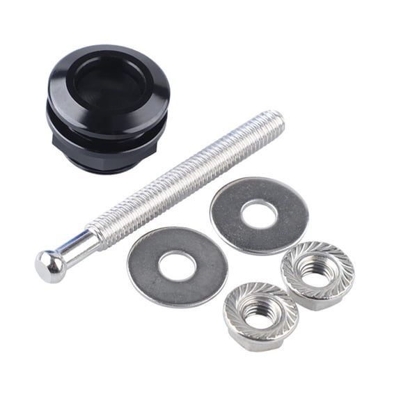 Push Button Hood Latch Kit Vehicle Pin Aluminum Alloy Modification Accessory for Car Engine Bonnet
