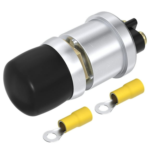 Push Button Starter Switch 12V / 24V Waterproof Push Start Button 50A Heavy Duty Momentary Weatherproof for Horn Engine Car Truck Tractor Boat