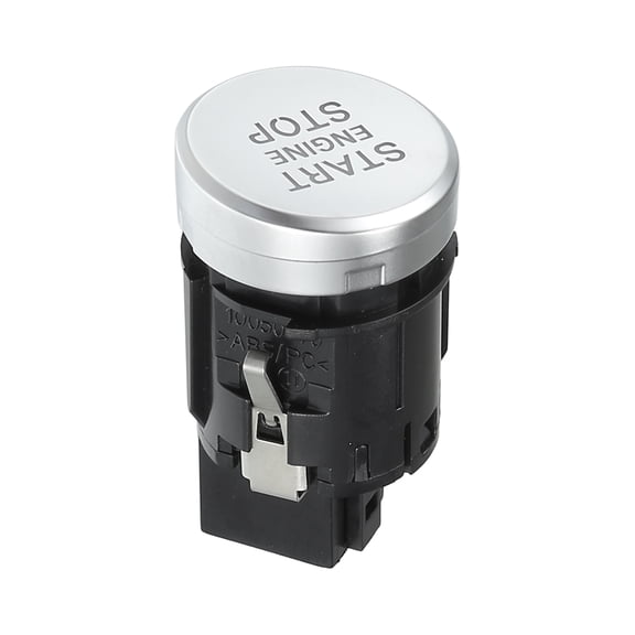 Push Button Starter Switch No.4H1905217A Engine Start Stop Switch Button for Audi A8 14-16 Silver Tone