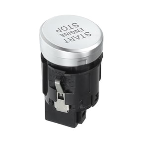 Push Button Starter Switch No.4H1905217A Engine Start Stop Switch Button for Audi A8 14-16 Silver Tone