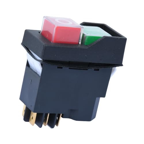 Push Button Switch Compatible with DKLD LDZ-6-4 6-pin 18A 127V T85/55 5E4 IP55$$Electrical