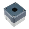 thumbnail image 1 of Push Button Switch Control Station Box 22mm 1 Button Hole Gray and White, 1 of 4