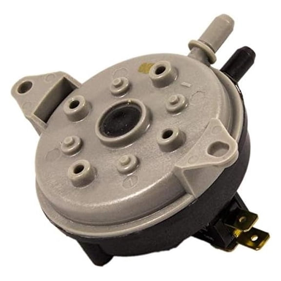 Push Button Vacuum Shut Off Switch - Grey Automatic Power Cut Off Valve, IP54 Rated; Durable Pneumatic Component for Air Compressors, Vacuum Systems, Industrial Equipment