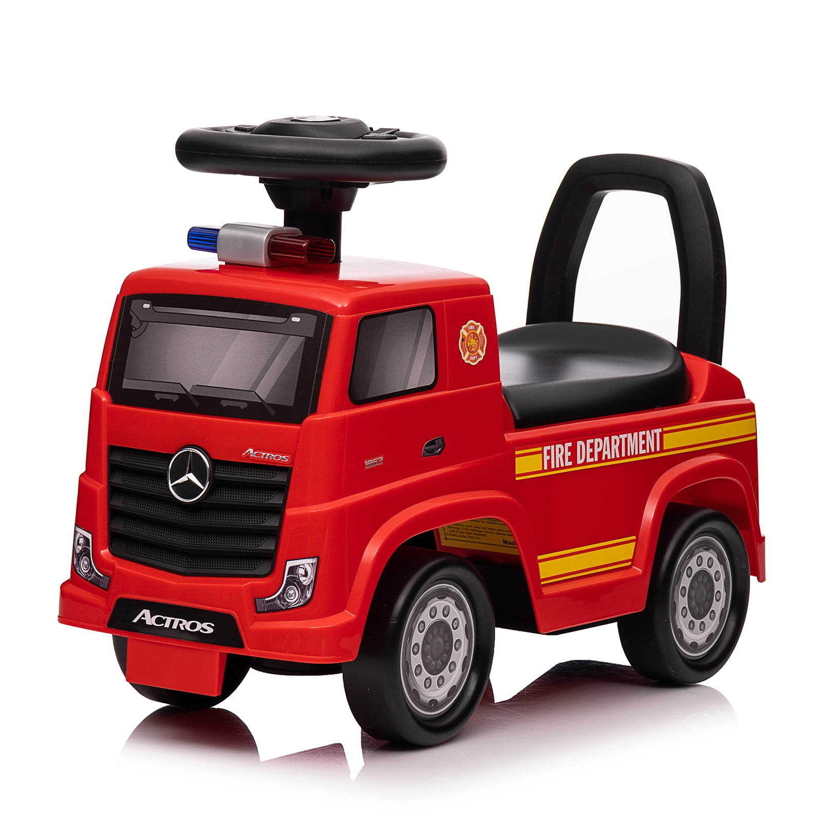 Push Car Mercedes-Benz-Actros Ride On Push Car Fire Engine Push Cars ...