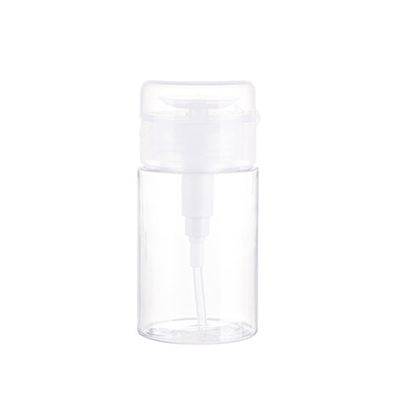 Push Down Dispenser Empty Refillerble Bottle Fliped Top Caps for Nails Polish,Travel Cosmetics Packaging Bottle