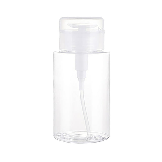 Push Down Pumping Dispenser Refillable Pump Bottle For Makeup Remover Nail Polish Remover Make