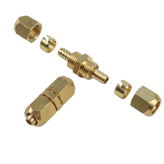 Push Fit Brass Connector 10mm 12mm Plumbing Pipe Fitting Tool Easy Install