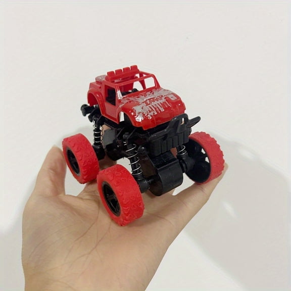 Push And Go Friction-Powered Monster Trucks with 360 Degree Rotation,Durable Impact-Resistant, Anti-Slip,Shock-Absorbing Spring,for Birthday,Halloween,Party Games,Christmas And Back to School Gifts
