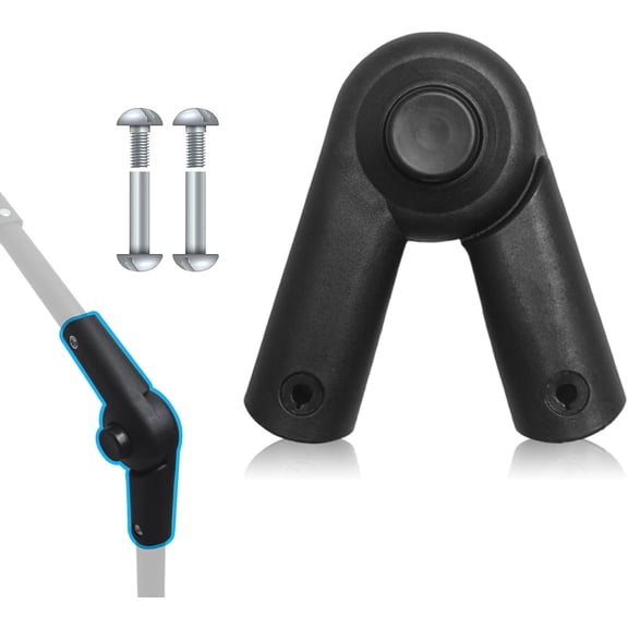 Push Handle Rod Connector for Folding Hand Truck,Foldable Trolley Push Handle Conversion Joint,Utility Replacement Parts for Grocery Cart,1 PCS
