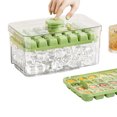 thumbnail image 1 of Push Ice Compartment Ice Tray Set with Lid and Shovel | Bpa-Free Plastic Mold with Storage Box for Home Kitchen, 1 of 6